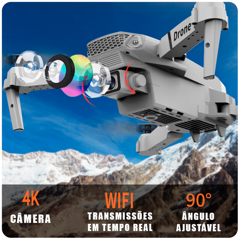 Câmera com rastreamento inteligente 360 - AutoFocoVisioon