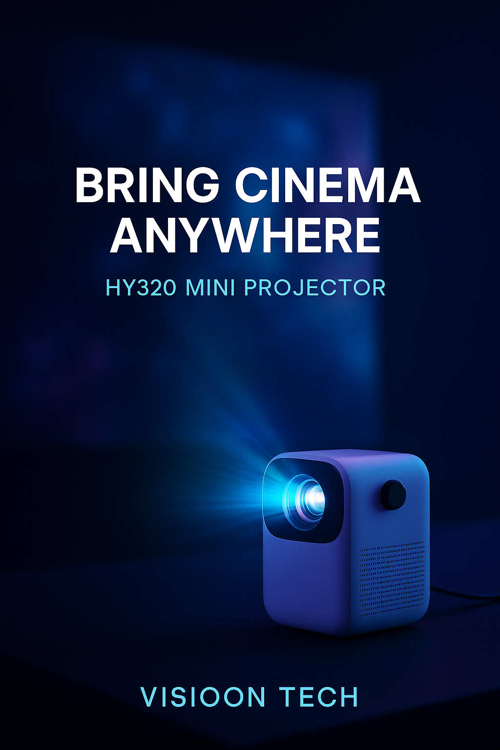 Magcubic HY320 Visioon Mini Projetor - Cinema 4k