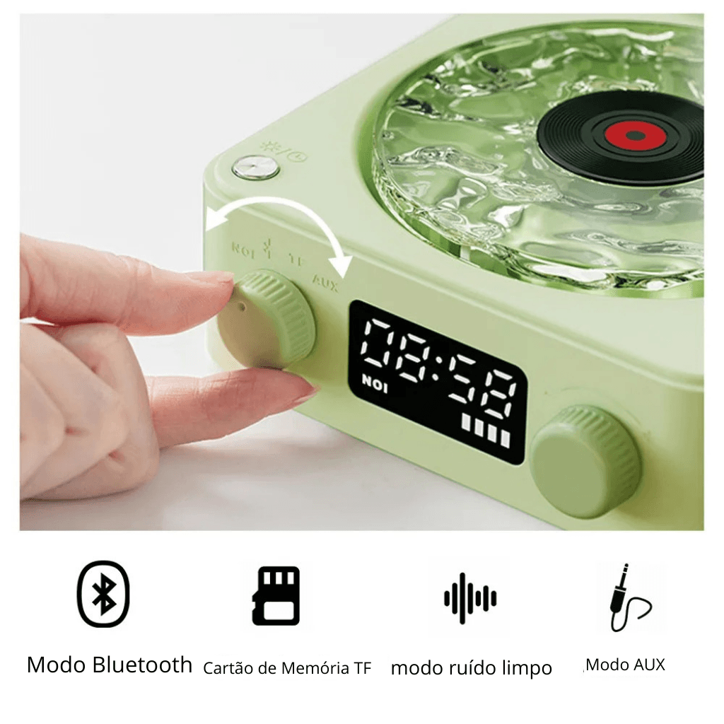 Mini Bluetooth Retro Vinyl - Practical