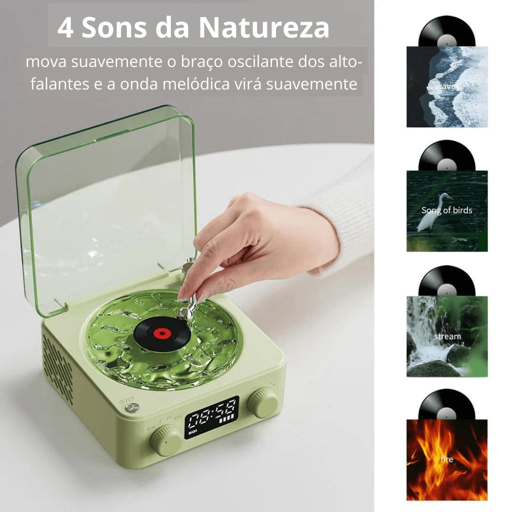 Mini Bluetooth Retro Vinyl - Practical